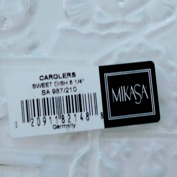 MIKASA Crystal Carolers Sweet Dish - Picture 9 of 9